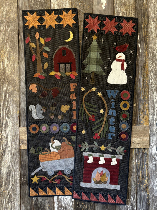 Woolie Seasons Too Wool Applique Quilt Pattern