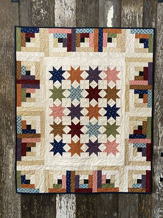 Cabin Stars Quilt Pattern