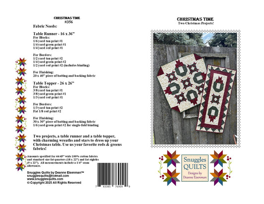 Christmas Time Quilt Pattern