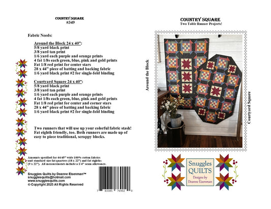 Country Square Quilt Pattern
