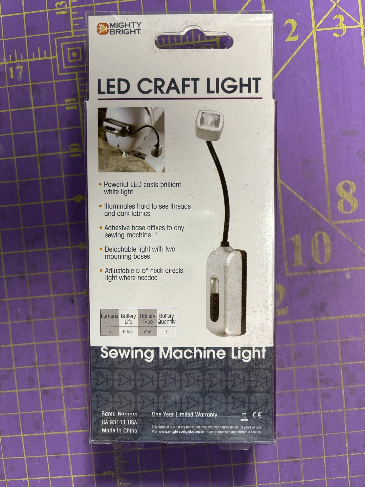 Mighty Bright Sewing Machine Light