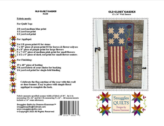 Old Glory Garden Quilt Pattern