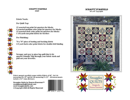 Scrappy Starfield Lap Quilt