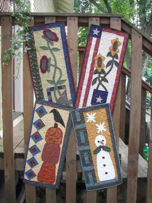 Little Treasures Applique Quilt Pattern - PDF