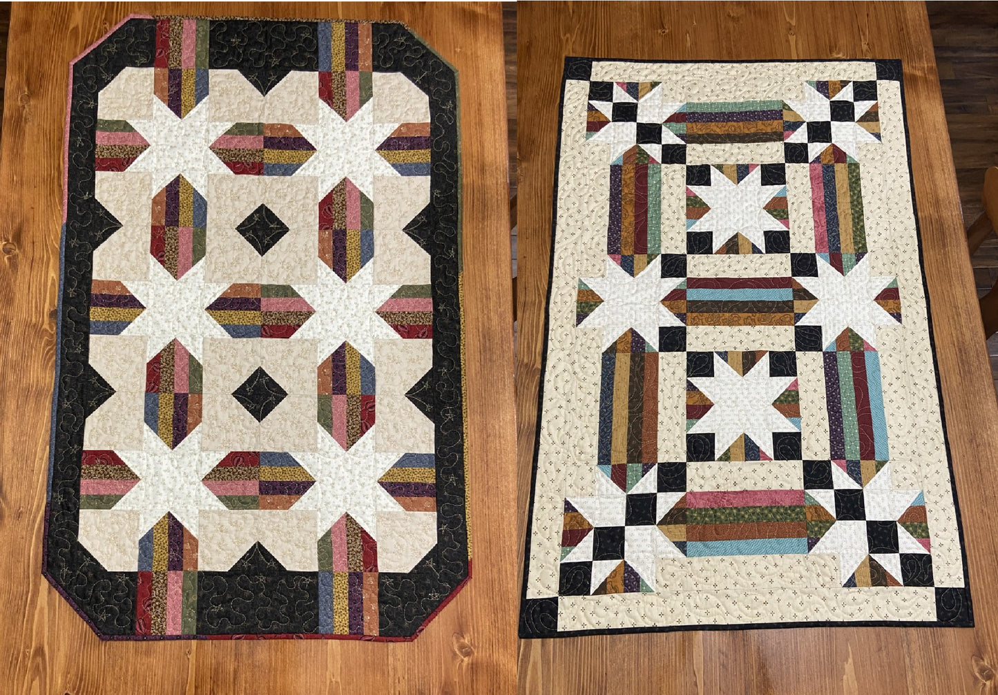 String Star Runners Quilt Pattern