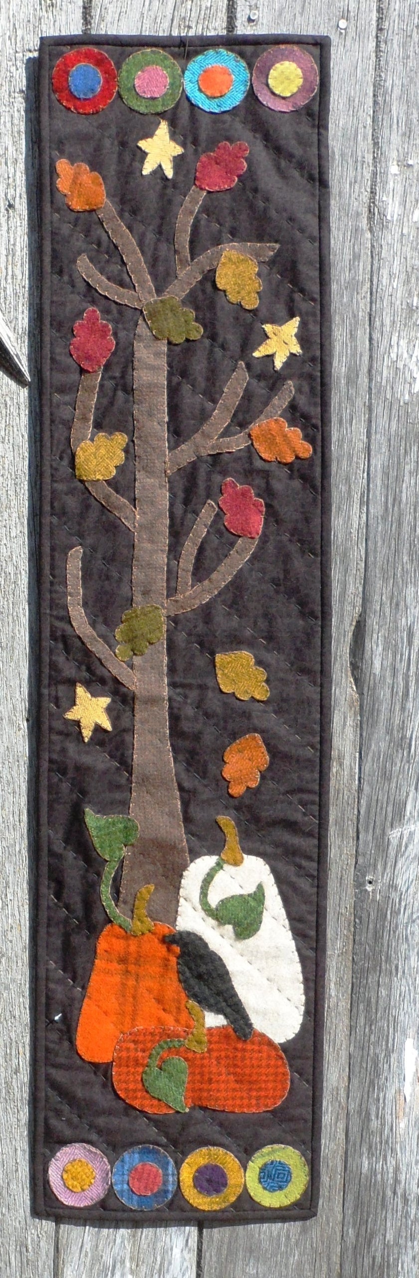 Banner Seasons Too Wool Applique Quilt Pattern - PDF