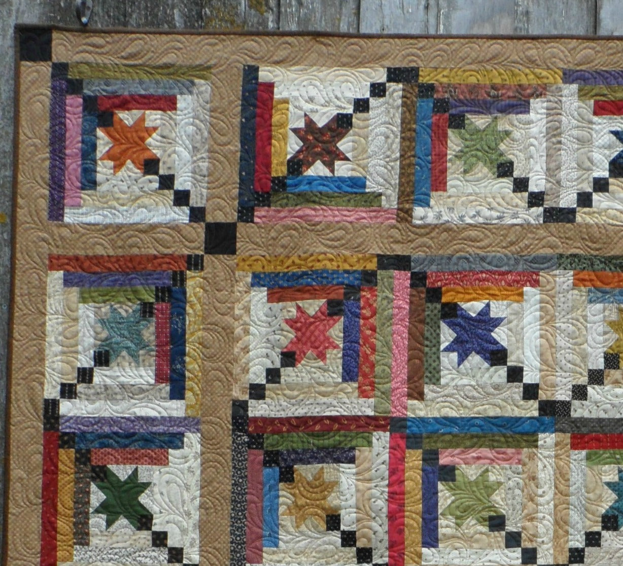 Quilt pattern for a scrappy lap quilt fat friendly