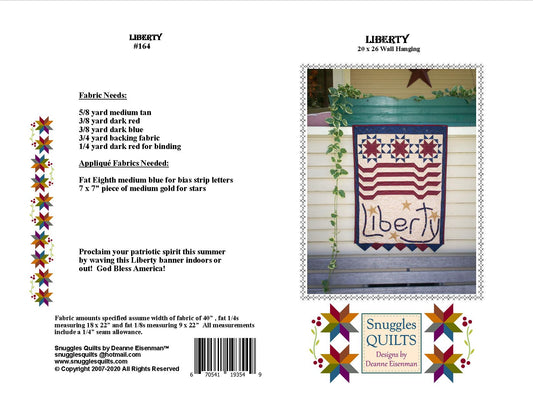 Liberty Quilt Pattern - PDF