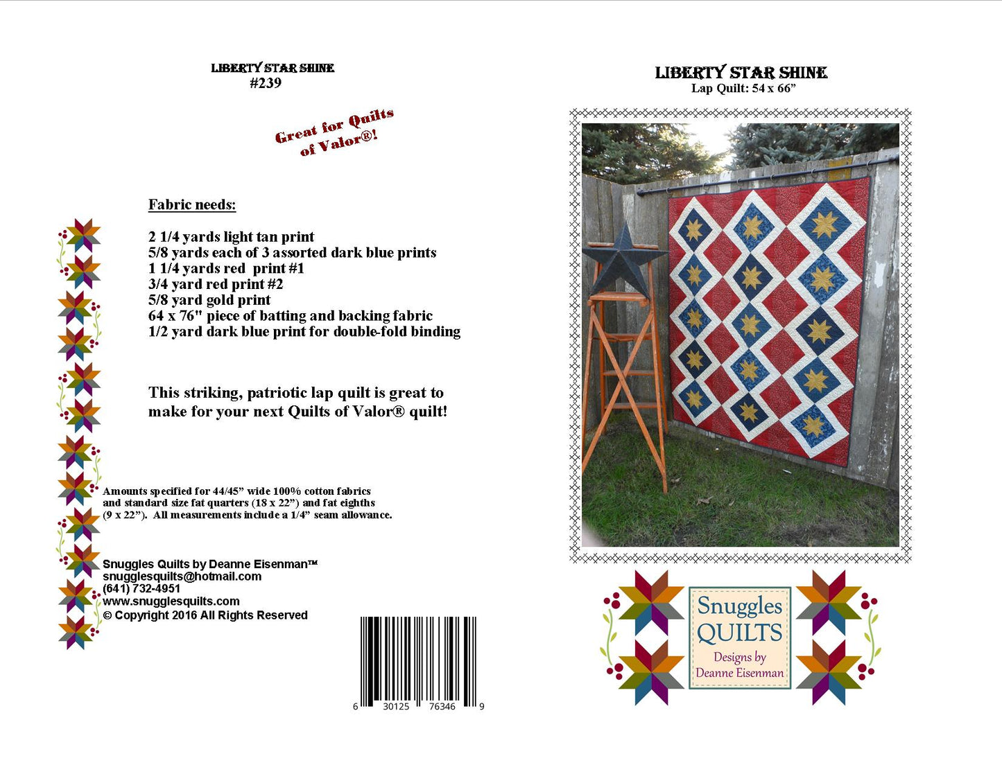 patriotic lap quilt wall hanging pattern