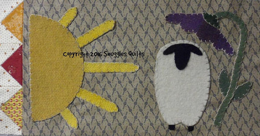 Block of the Month by Snuggles Quilts for 2016 July block