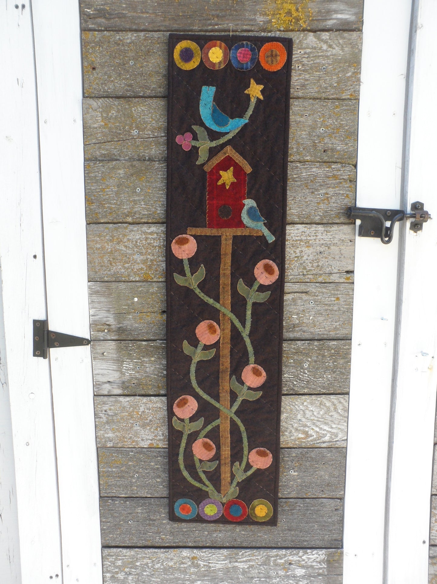 Banner Seasons Wool Applique Quilt Pattern - PDF