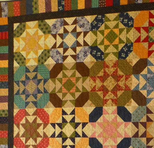 scrappy lap quilt pattern fat quarter friendly