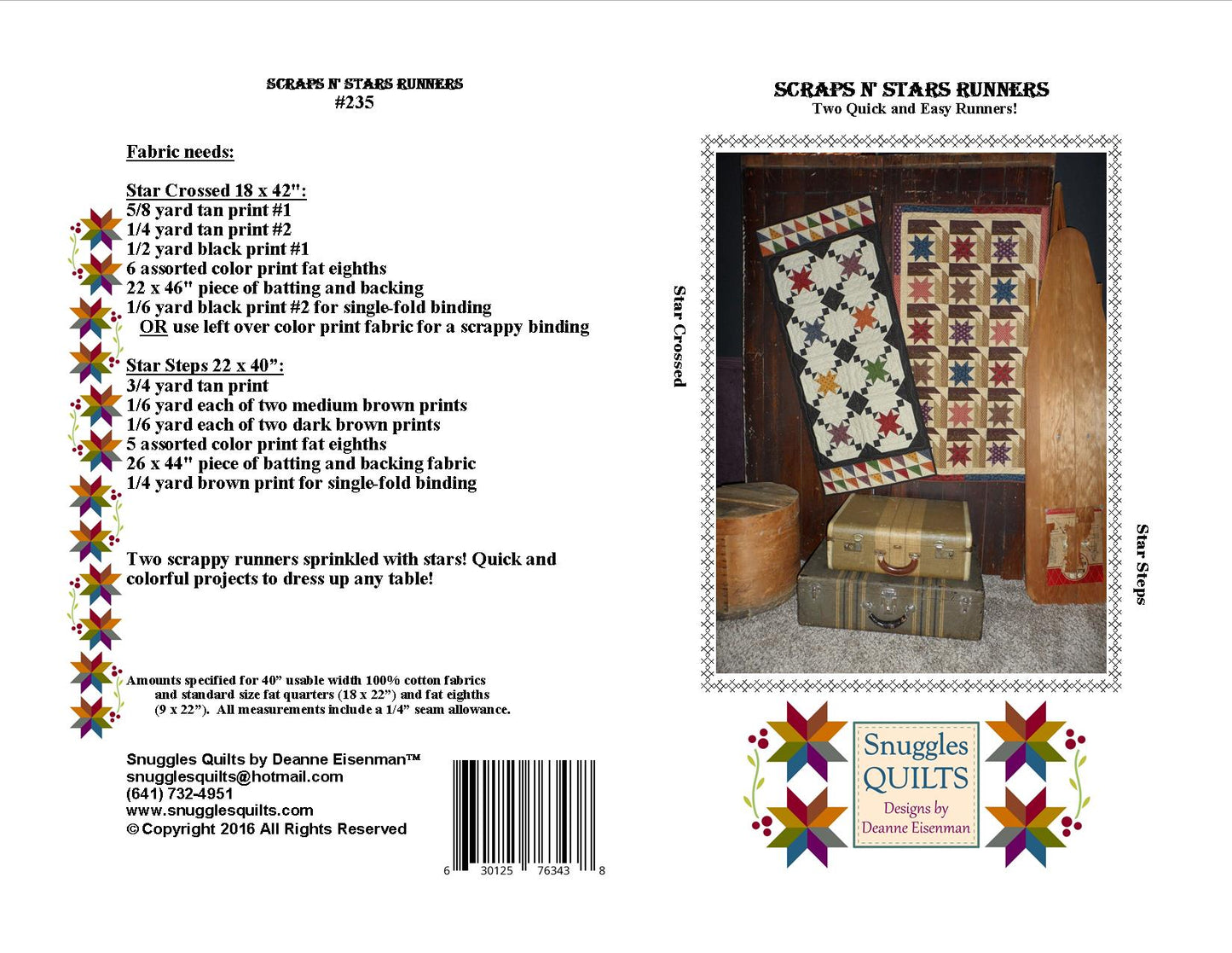 scrappy table runner quilt pattern