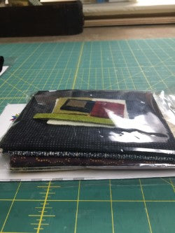 wool applique mini wall hanging full kits