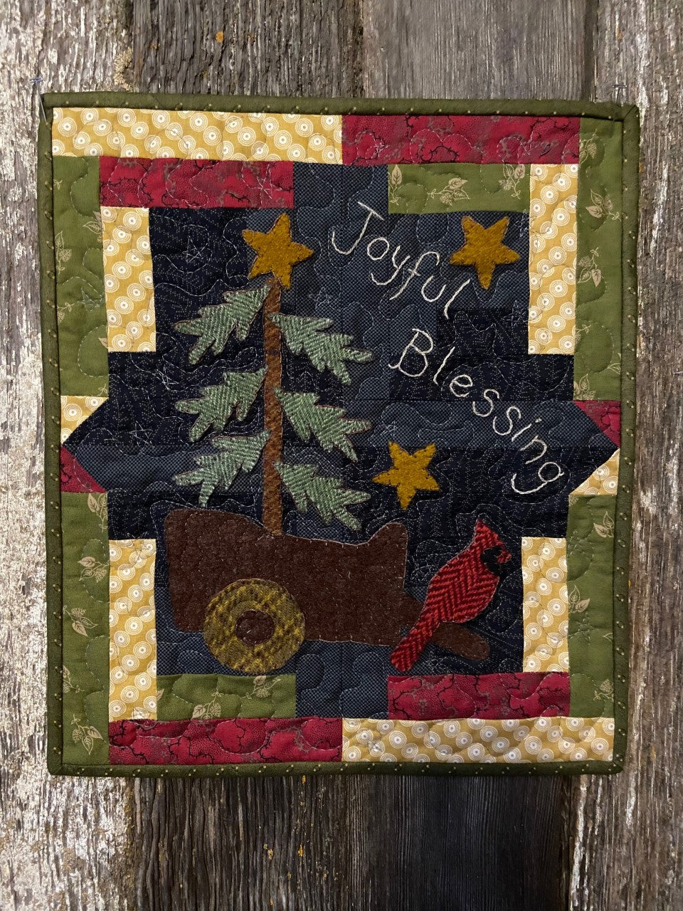 Snugg-let Joyful - Mini Wool Applique Pattern