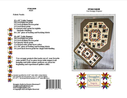 Star Dash Quilt Pattern - PDF