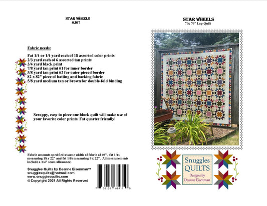 Star Wheels Quilt Pattern