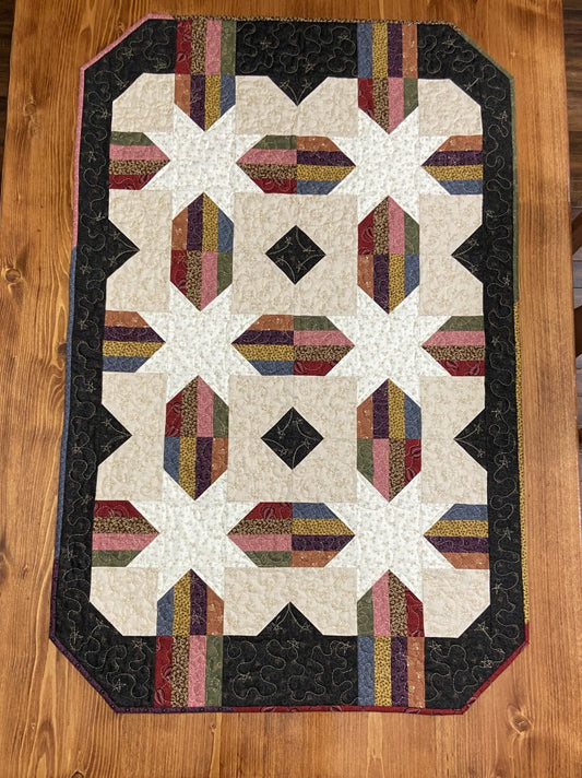 String Star Runners Quilt Pattern - PDF