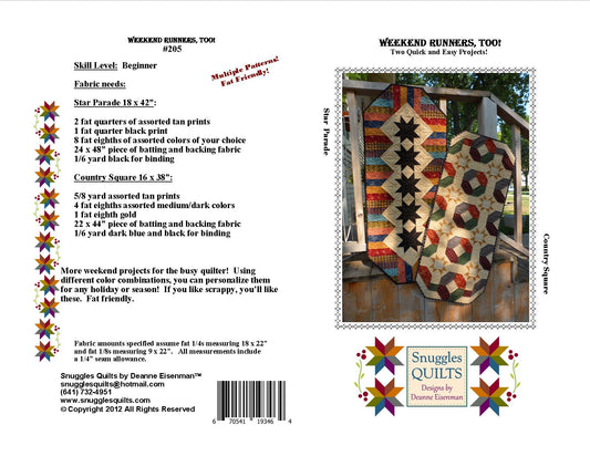 scrappy table runner quilt pattern fat friendly