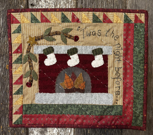 Snugg-let 'Twas the Night- Mini Wool Applique Pattern