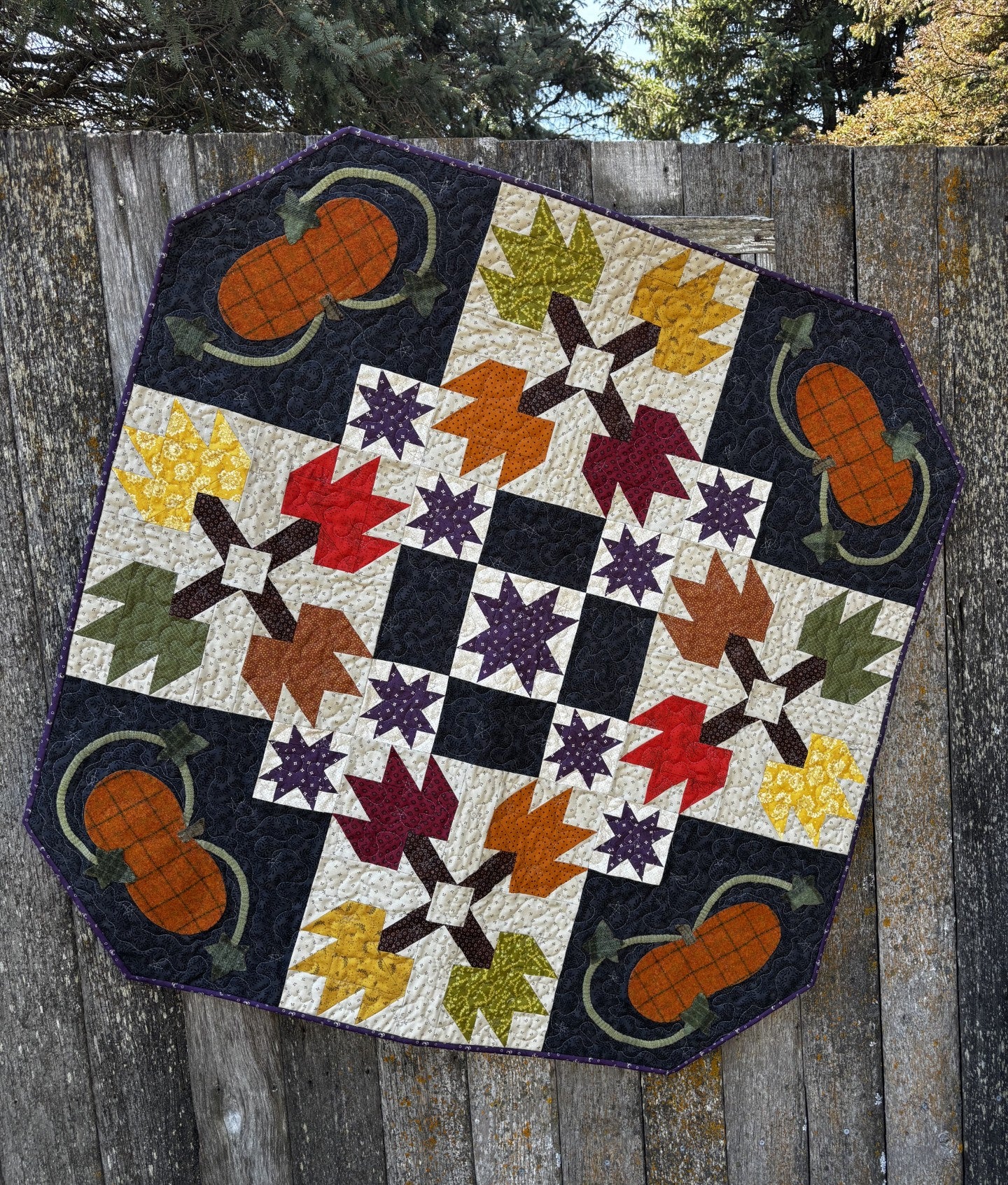 Autumn Nights Quilt Pattern - PDF