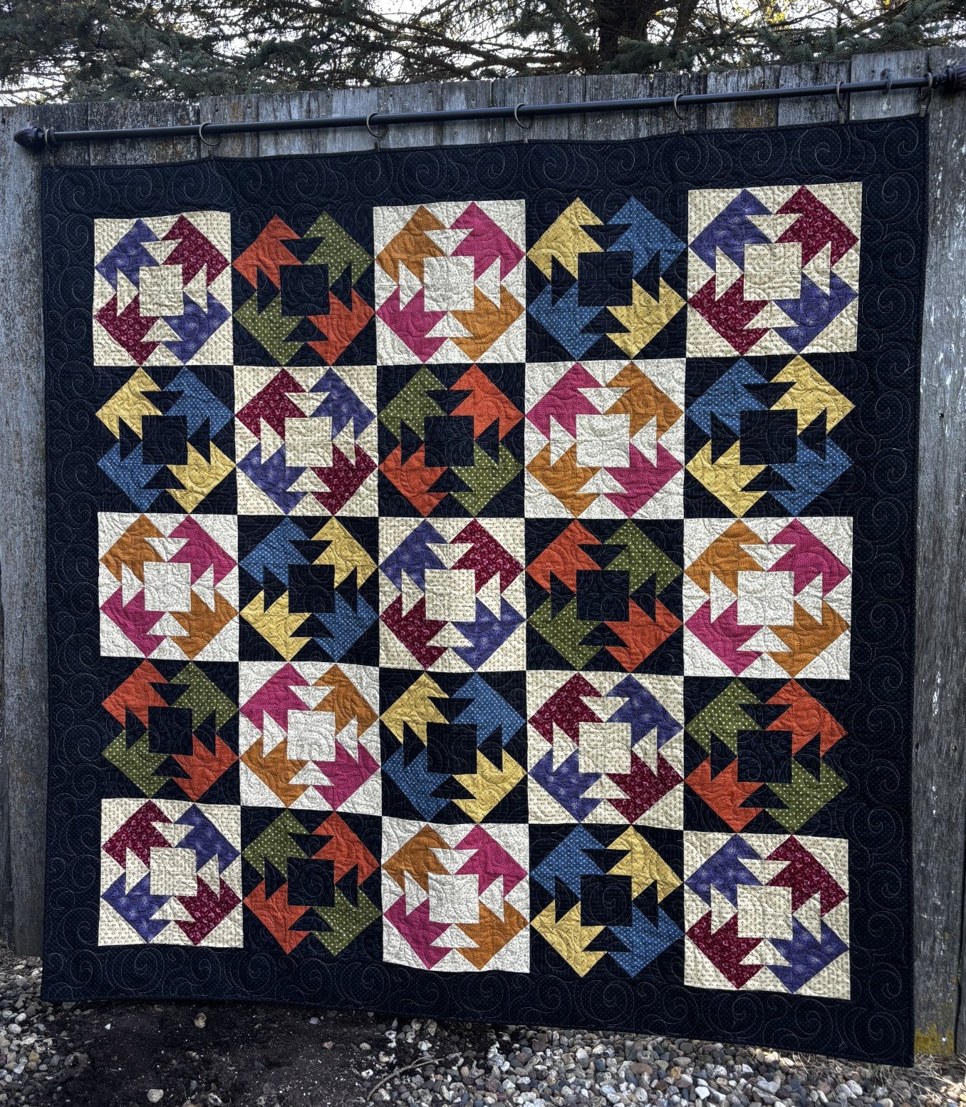 Town Square Lap Quilt  - PDF