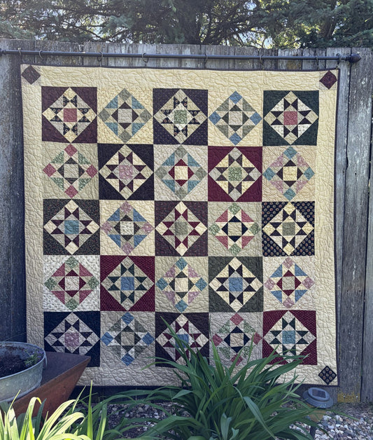 Scrappy Starfield Lap Quilt