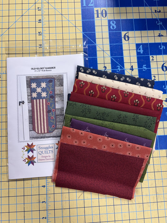 Old Glory Garden - Full Kit Fabric Only