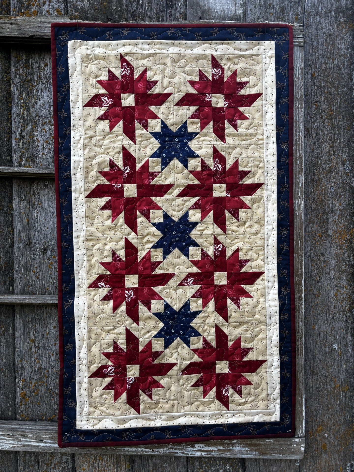 Pinwheels n' Stars Quilt Pattern - PDF