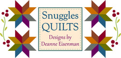 Snuggles Quilts is a quilt pattern design company that sells scrappy, fun quilt patterns for all levels of quilters.