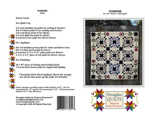 Starfire Quilt Pattern