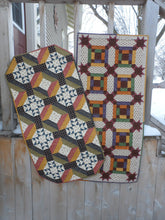 Load image into Gallery viewer, scrappy table runner quilt pattern fat quarter friendly
