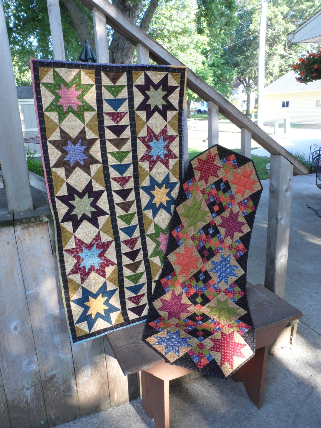 scrappy quilt pattern for table runners fat quarter friendly