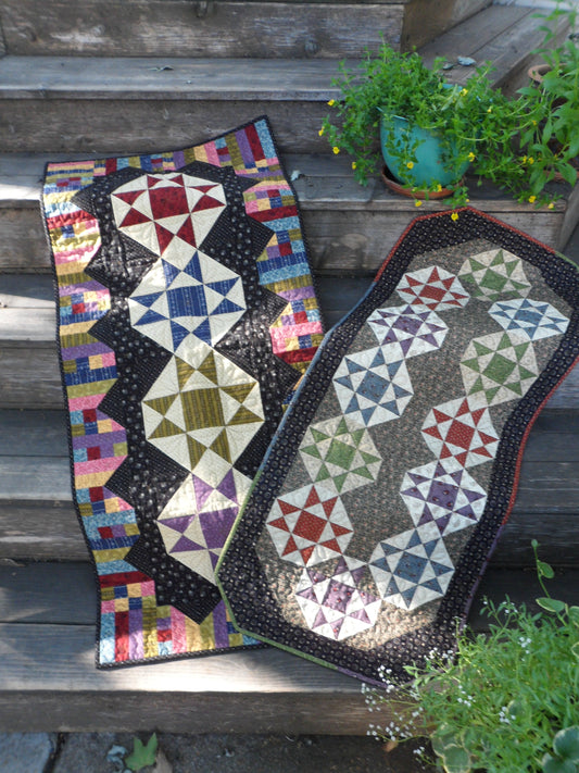 scrappy table runner quilt pattern fat friendly