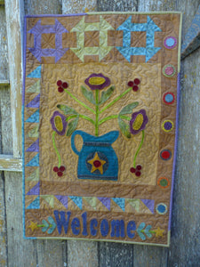 Bloomin' Time Wool Applique Quilt Pattern