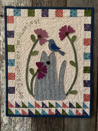 Snugg-let Spring Blooms - Mini Wool Applique Pattern
