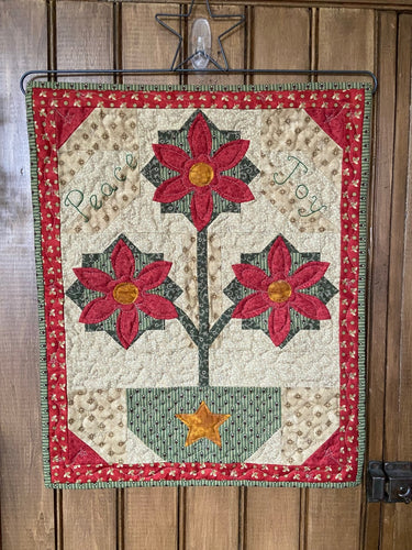 Peace & Joy Applique Quilt Pattern - PDF