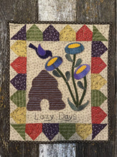 Load image into Gallery viewer, Snugg-let Lazy Days - Mini Wool Applique Pattern PDF
