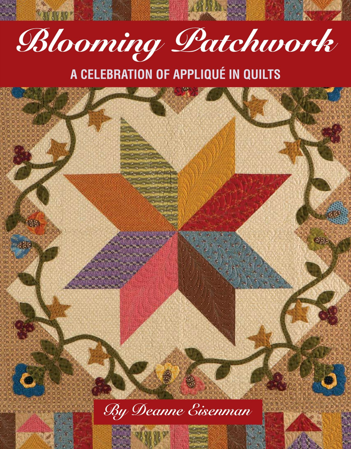 Book of scrap quilt patterns with applique and brief history of applique