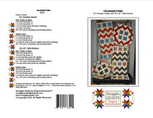 Load image into Gallery viewer, patriotic and scrappy table runner table topper quilt pattern