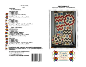 patriotic and scrappy table runner table topper quilt pattern