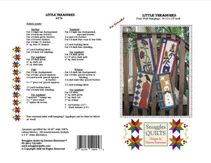 Little Treasures Applique Quilt Pattern - PDF
