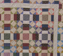 Load image into Gallery viewer, scrappy lap quilt pattern fat quarter friendly easy for beginners