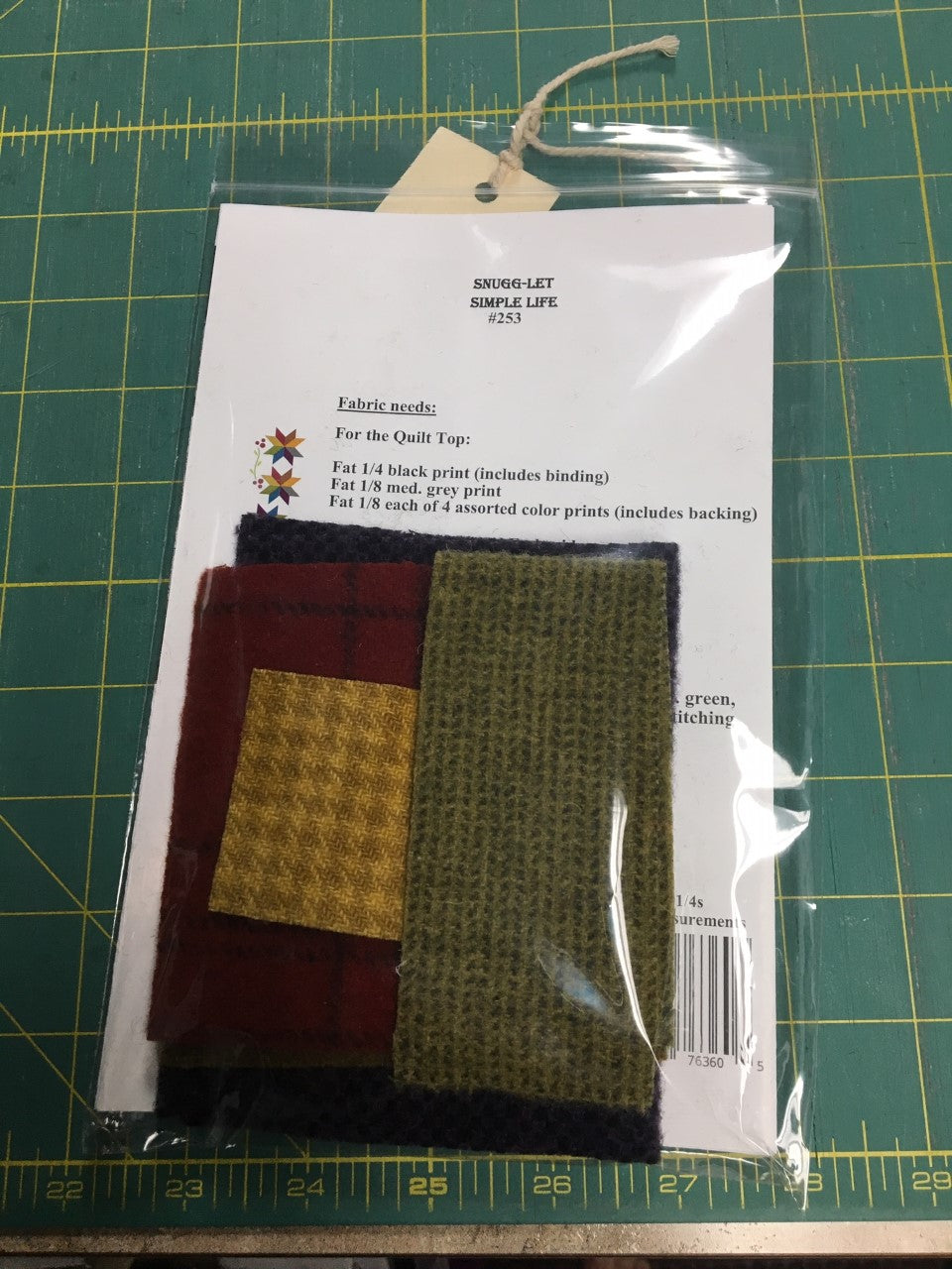 mini wool applique pattern wool kit
