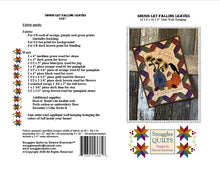 Load image into Gallery viewer, Snugg-let Falling Leaves - Mini Wool Applique Pattern