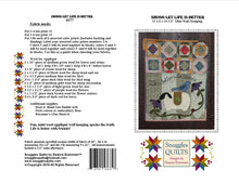 Load image into Gallery viewer, mini wool applique wall hanging quilt pattern