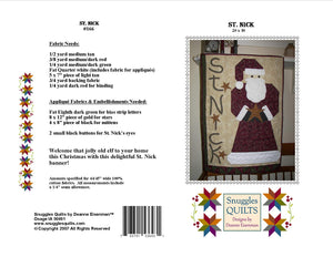 St. Nick Quilt Pattern - PDF