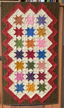 Load image into Gallery viewer, Skylight scrappy table runner quilt pattern designed by Deanne Eisenman for Snuggles Quilts