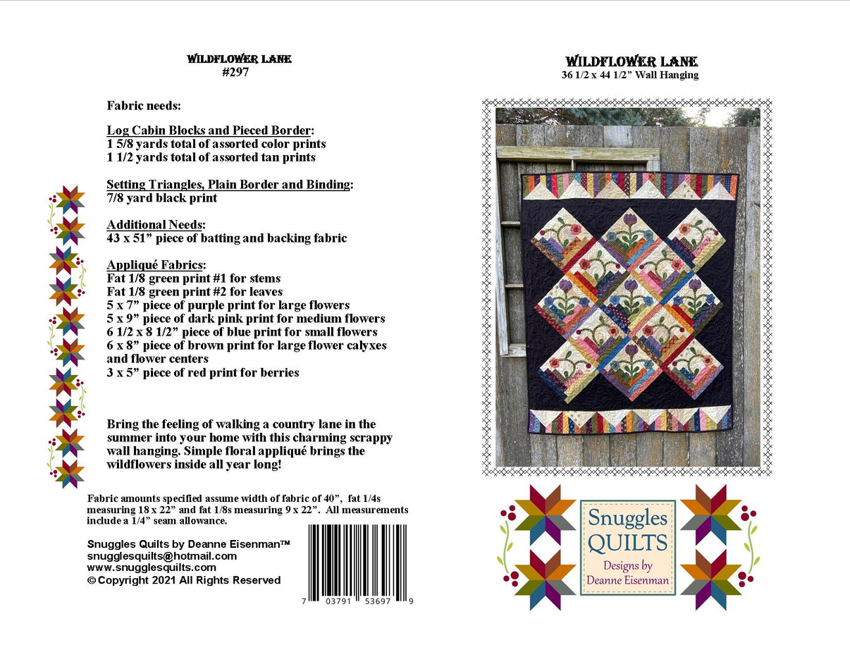 Wildflower Lane Quilt Pattern – Snuggles Quilts